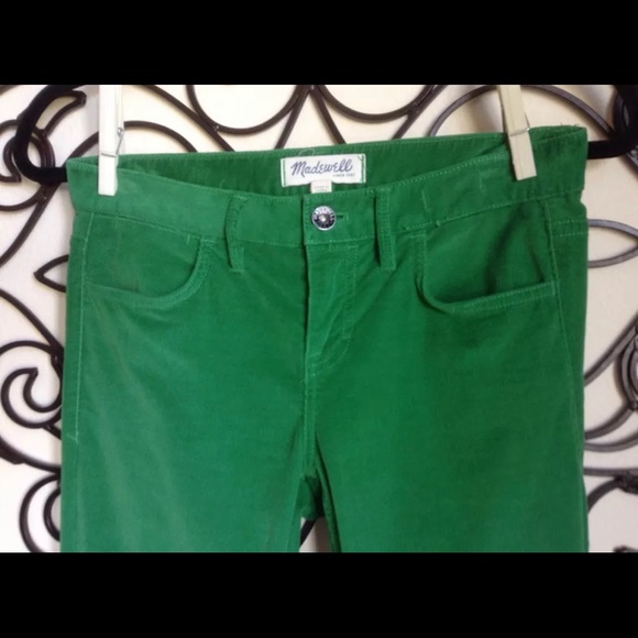 madewell emerald Skinny softest cords 24x32 pants - Picture 2 of 8